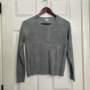 Calvin Klein grey textured sweater